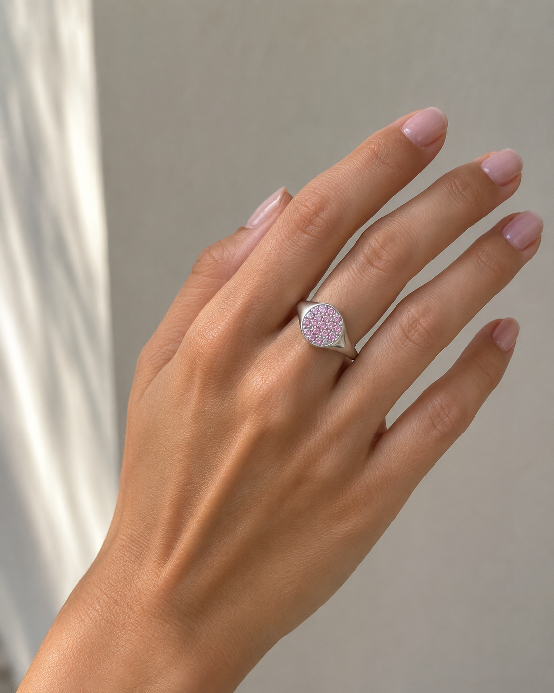 Blush Signet Ring — view 2